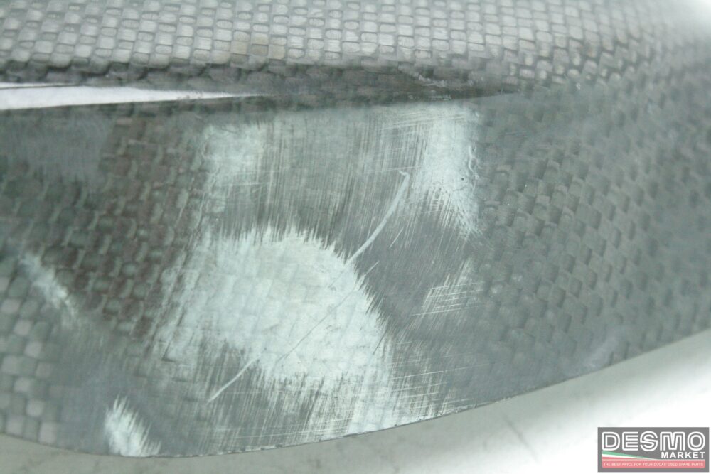 Paracalore scarico carbonio originale ATR Ducati 848 1098 s 1198