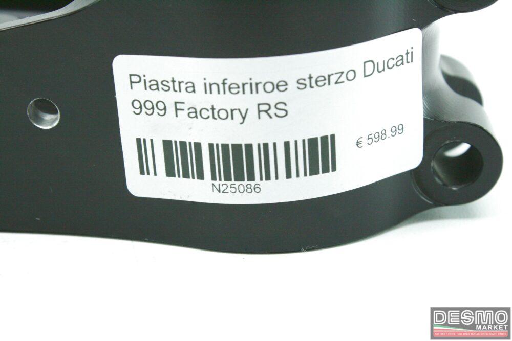 Piastra inferiore sterzo Ducati 999 Factory RS