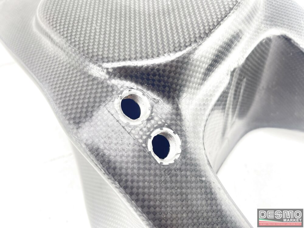 Serbatoio carbonio Ducati Supermono trama originale plain