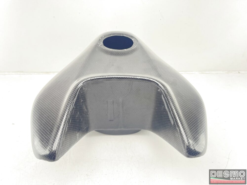 Serbatoio carbonio Ducati Supermono trama originale plain