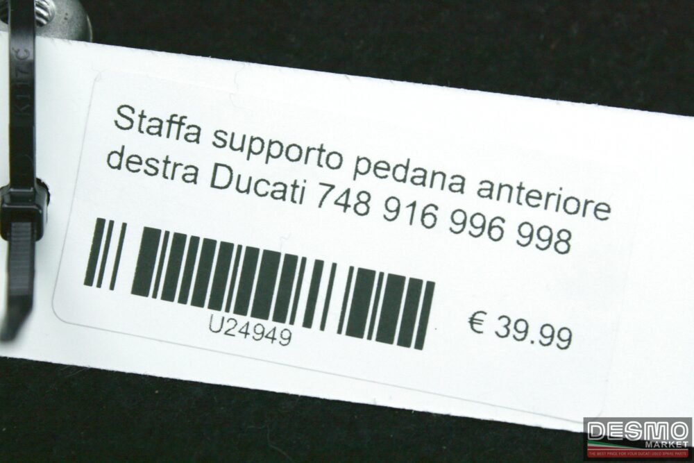Staffa supporto pedana anteriore destra Ducati 748 916 996 998