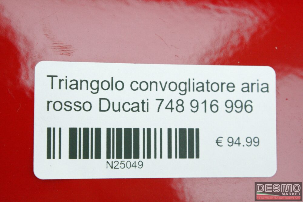 Triangolo convogliatore aria rosso Ducati 748 916 996