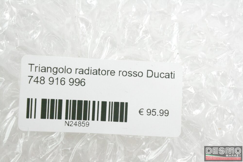 Triangolo radiatore rosso Ducati 748 916 996