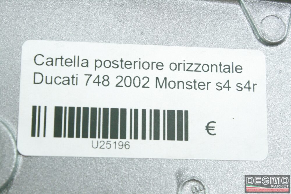 Cartella posteriore orizzontale Ducati 748 2002 Monster s4 s4r