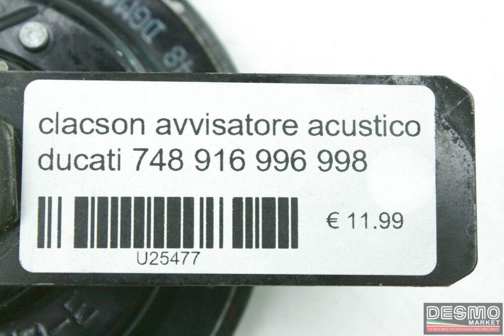 Clacson avvisatore acustico Ducati 748 916 996 998