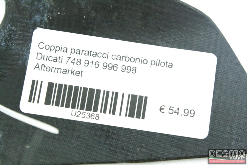 Coppia paratacchi aftermarket carbonio pilota Ducati 748 916 996 998