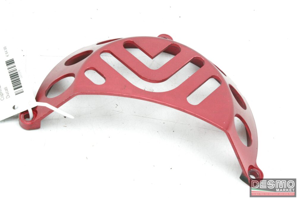 Coprifrizione ergal CNC rosso Ducati tutte le Ducati con frizione a secco