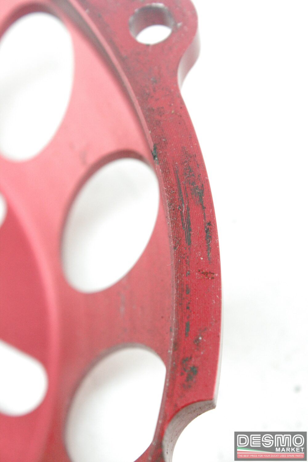 Coprifrizione ergal CNC rosso Ducati tutte le Ducati con frizione a secco