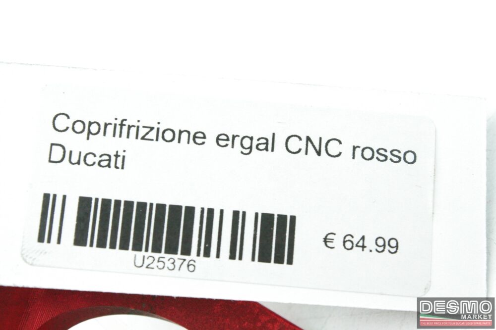 Coprifrizione ergal CNC rosso Ducati tutte le Ducati con frizione a secco