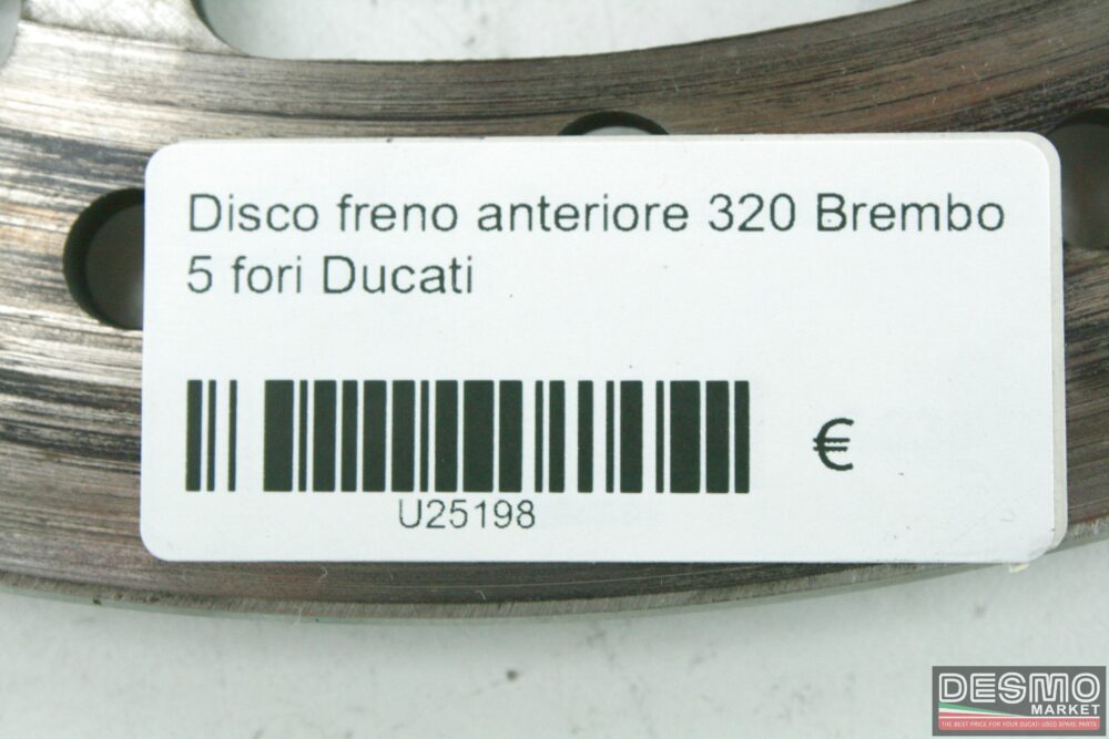 Disco freno anteriore 320 Brembo 5 fori Ducati