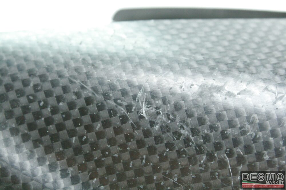 Fianchetto sottosella sinistro carbonio Ducati Hypermotard 696 796 1100