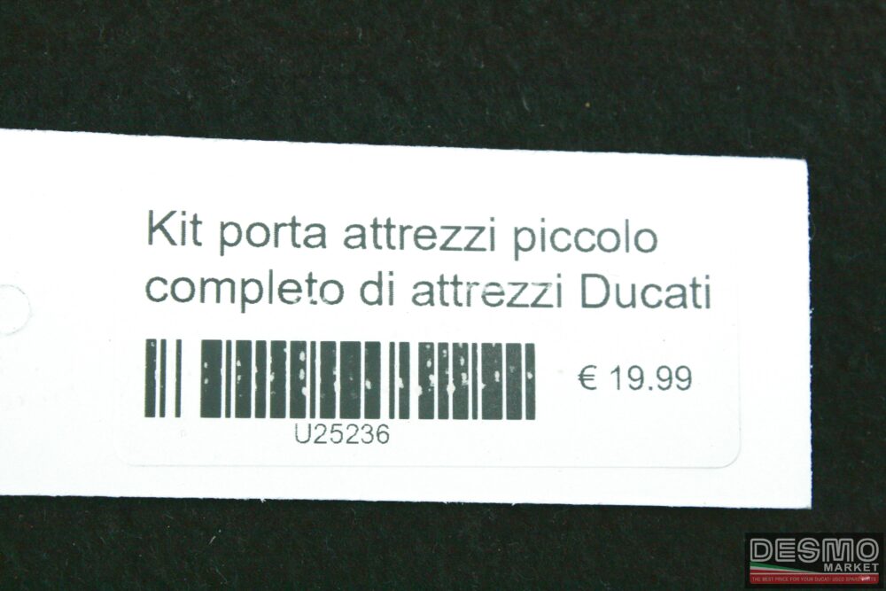 Kit porta attrezzi piccolo completo di attrezzi Ducati