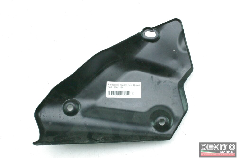 Paracalore scarico nero Ducati 848 1098 1198