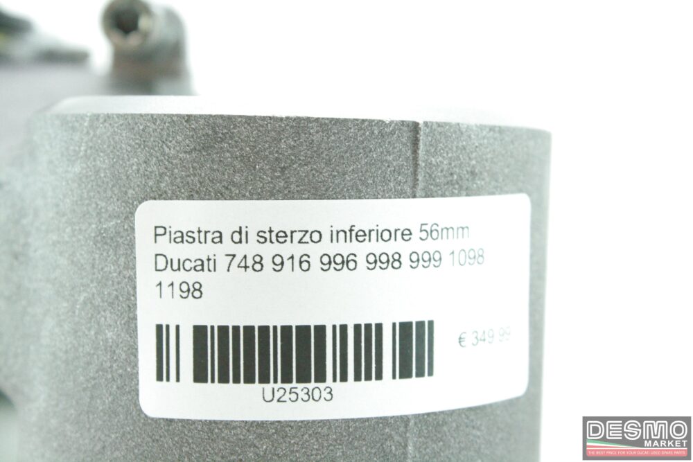 Piastra di sterzo inferiore 56mm Ducati 748 916 996 998 999 1098 1198
