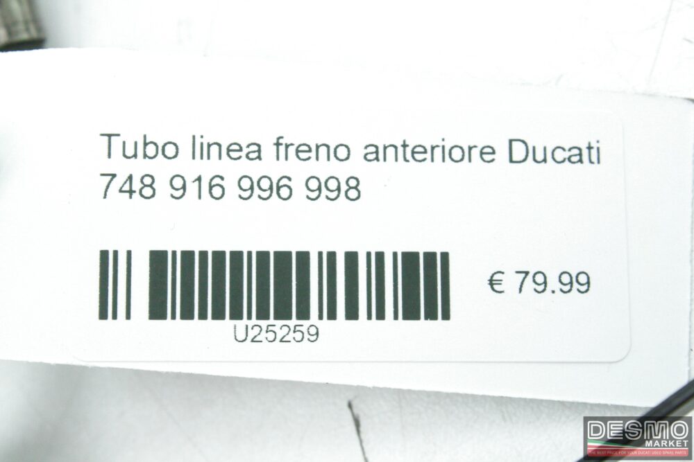 Tubo linea freno anteriore Ducati 748 916 996 998