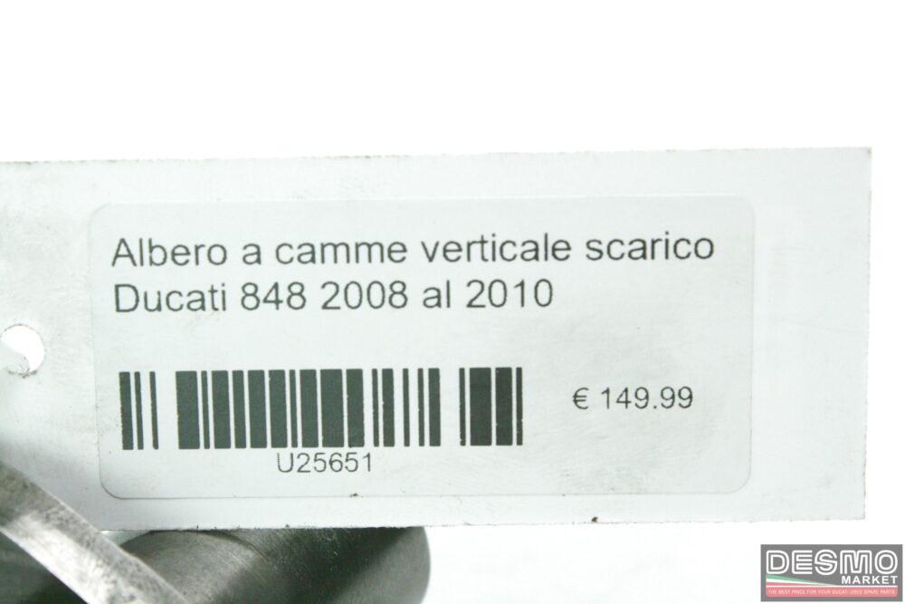 Exhaust vertical camshaft Ducati 848 2008 al 2010 - Image 6