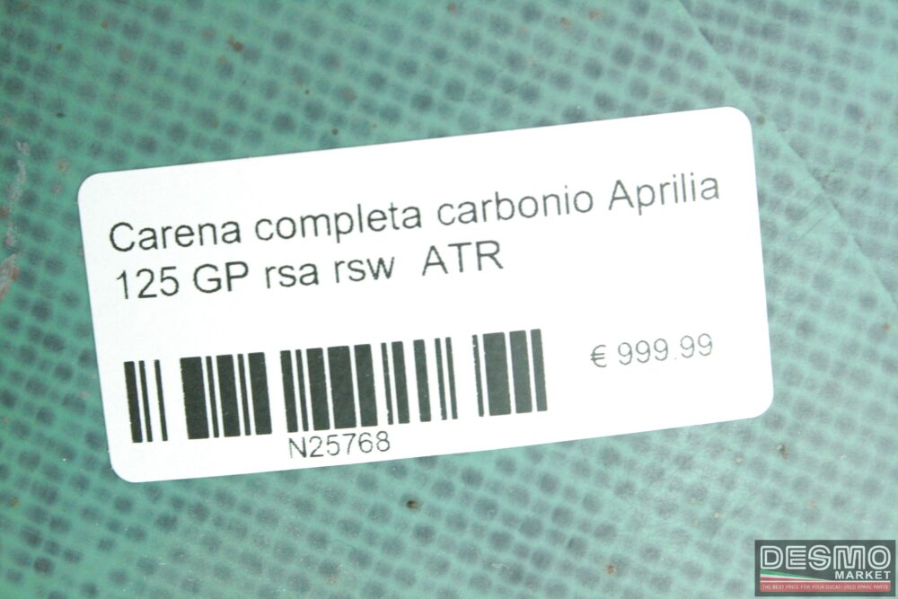 Carena completa carbonio Aprilia 125 GP rsa rsw  ATR