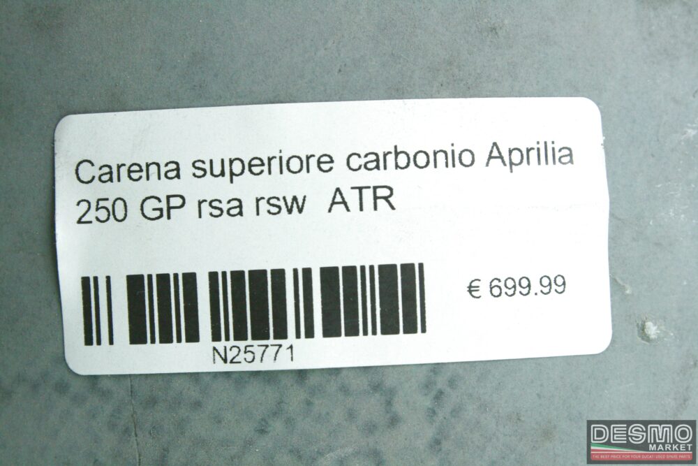 Carena superiore carbonio Aprilia 250 GP rsa rsw  ATR