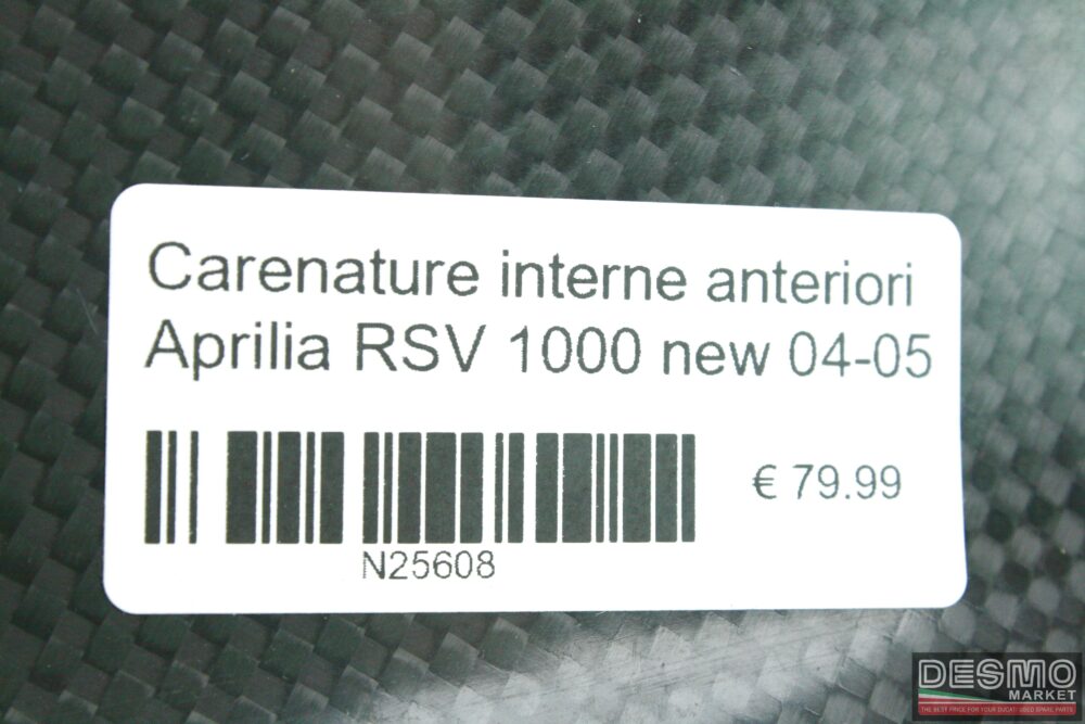 Carenature interne anteriori carbonio Aprilia RSV 1000 new 04-05