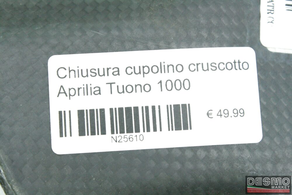 Chiusura cupolino cruscotto carbonio Aprilia Tuono 1000