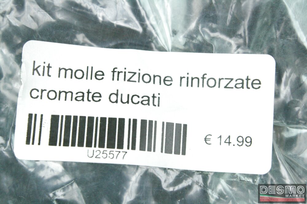 Kit molle frizione rinforzate cromate Ducati