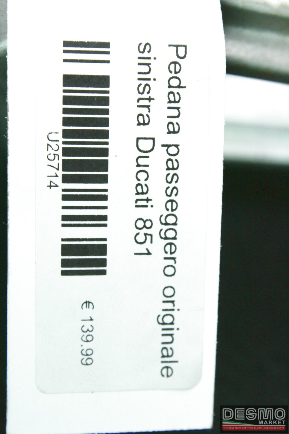 Pedana passeggero originale sinistra Ducati 851