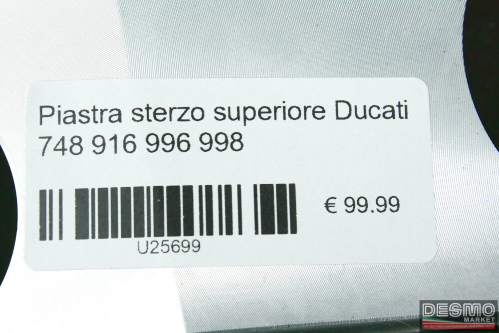 Piastra sterzo superiore Ducati 748 916 996 998