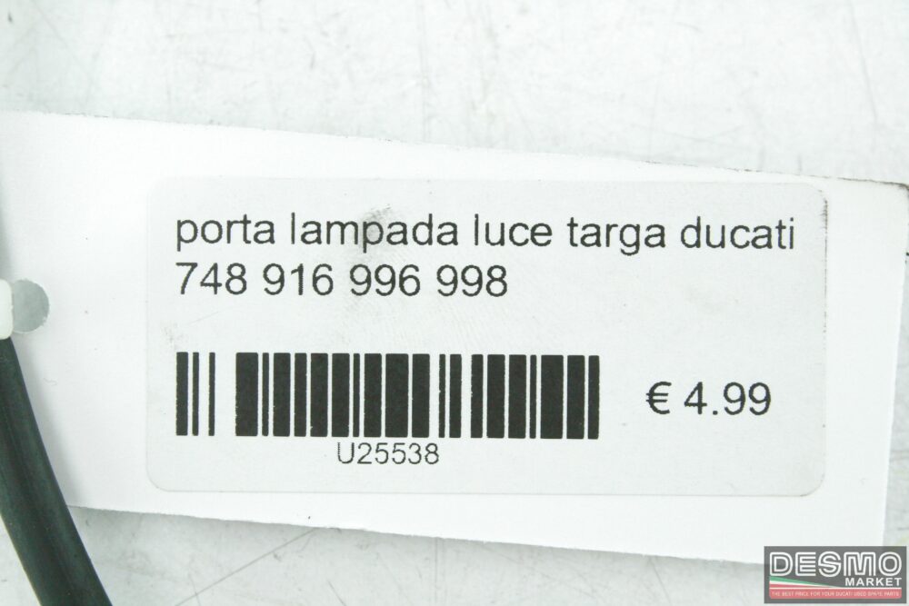 Porta lampada luce targa Ducati 748 916 996 998