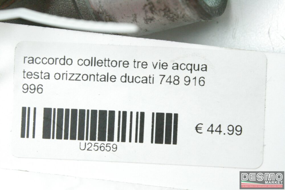 Raccordo collettore tre vie acqua testa orizzontale Ducati 748 916 996