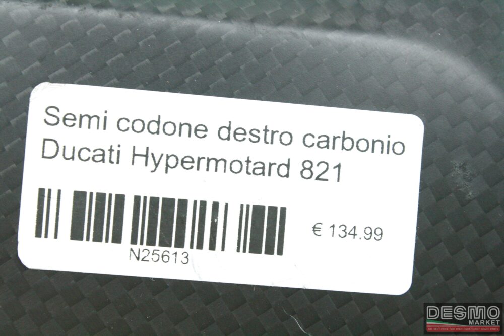 Semi codone destro carbonio Ducati Hypermotard 821
