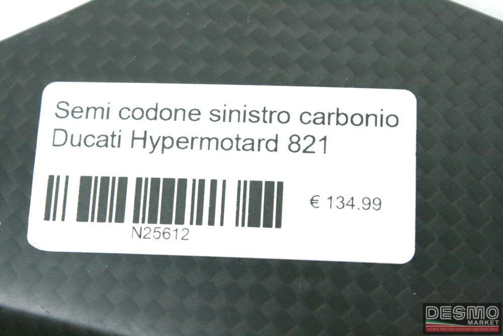 Semi codone sinistro carbonio Ducati Hypermotard 821