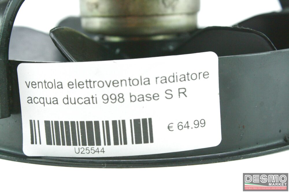 Ventola elettroventola radiatore acqua Ducati 998 base S R