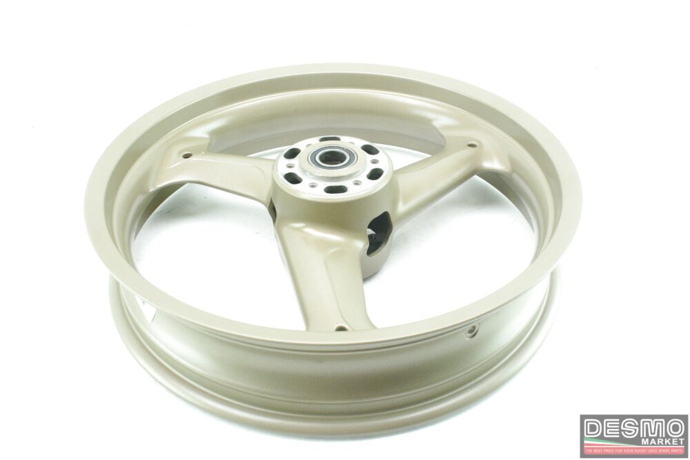 Cerchio ruota anteriore tre razze bronzo Ducati 748 916 996 ST2