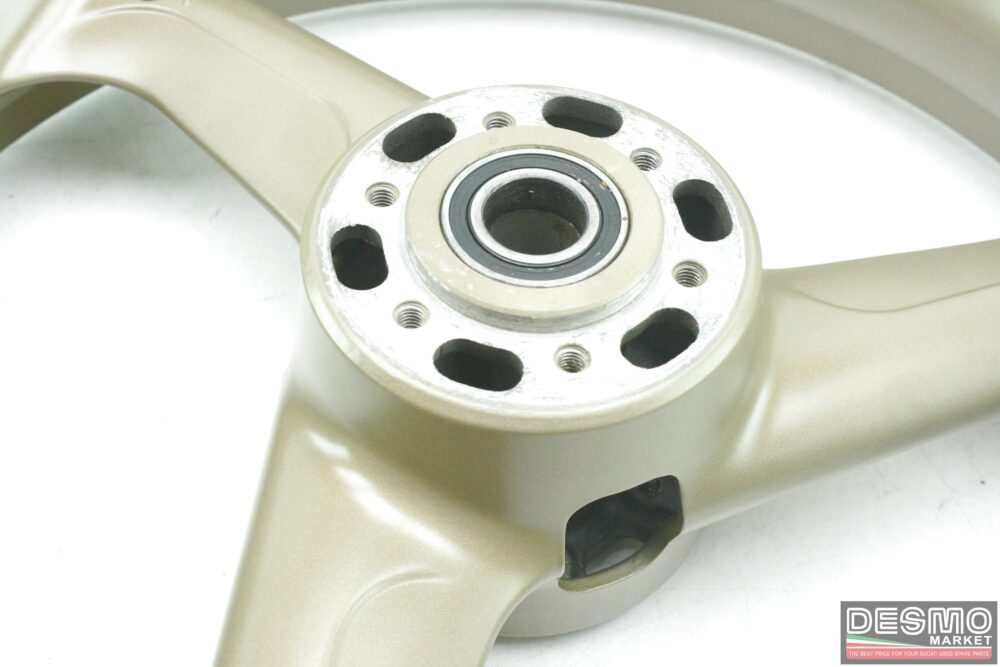 Cerchio ruota anteriore tre razze bronzo Ducati 748 916 996 ST2