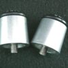 Contrappesi terminali manubrio M8 Rizoma MA510A Ergal CNC argento
