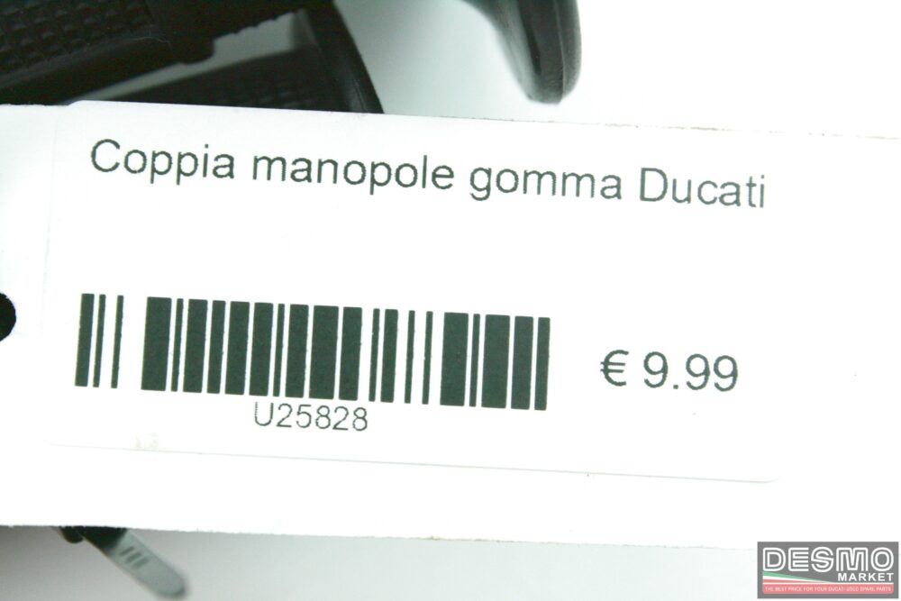 Coppia manopole gomma Ducati