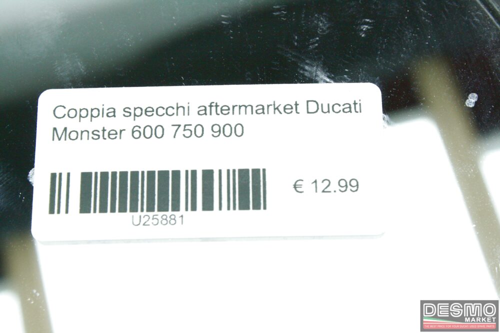 Pair of aftermarket mirrors Ducati Monster 600 750 900 - Image 7
