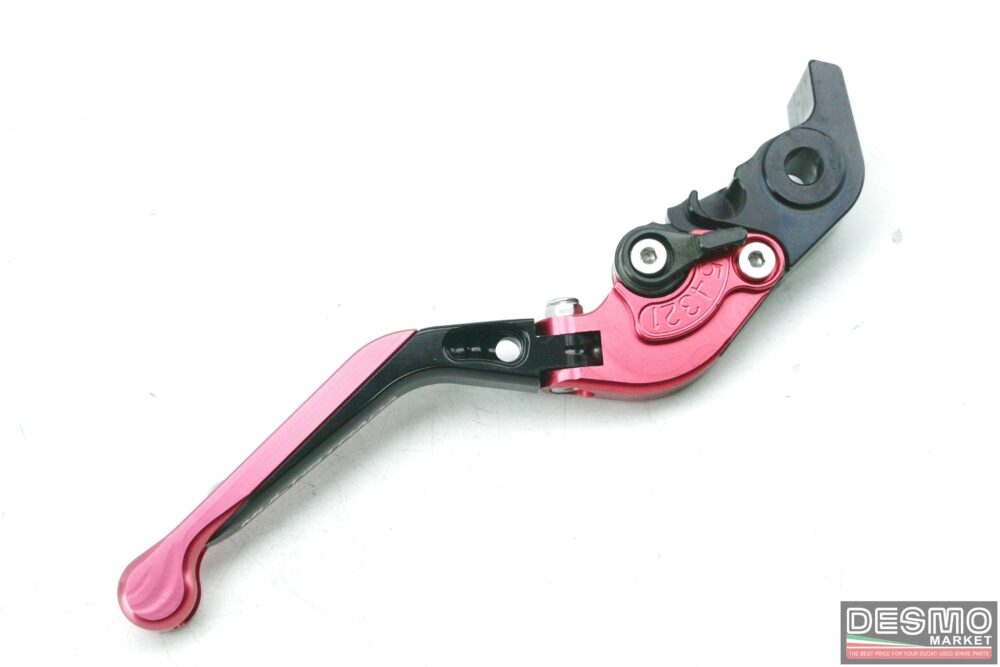 Leve ergal CNC regolabili nere/rosse Ducati Multistrada