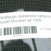 Parafango posteriore carbonio Ducati Monster s4 1000