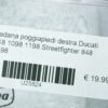 Right footrest Ducati 848 1098 1198 Streetfighter 848 1098 - Image 5