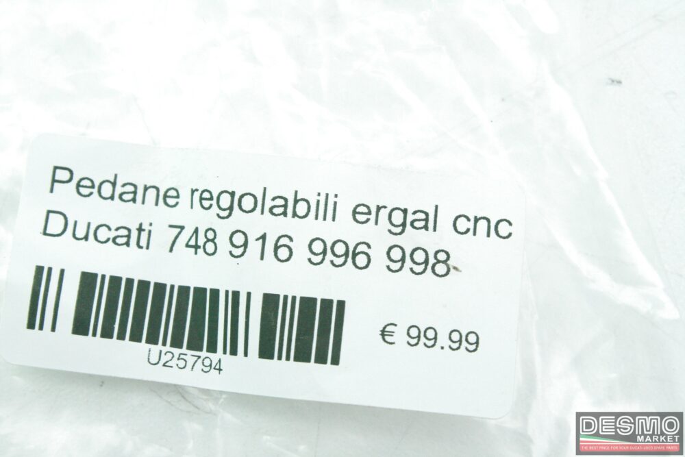 Pedane regolabili ergal cnc Ducati 748 916 996 998