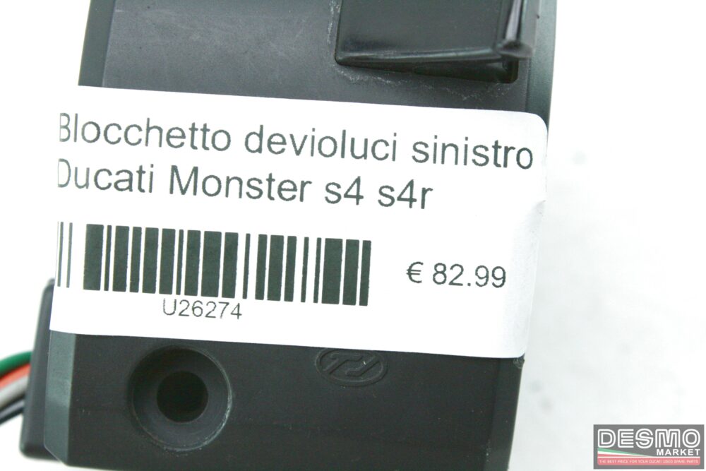 Blocchetto devioluci sinistro Ducati Monster s4 s4r