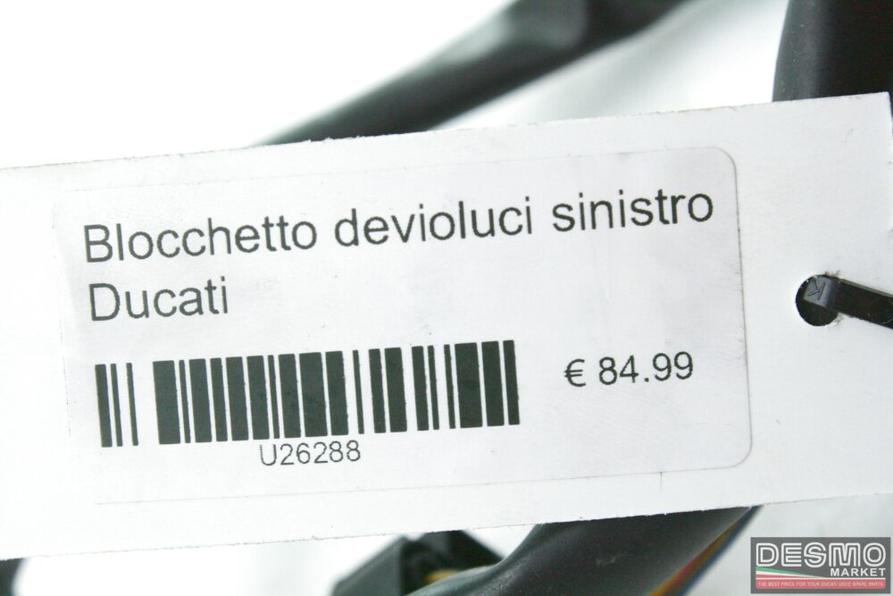 Blocchetto devioluci sinistro Ducati