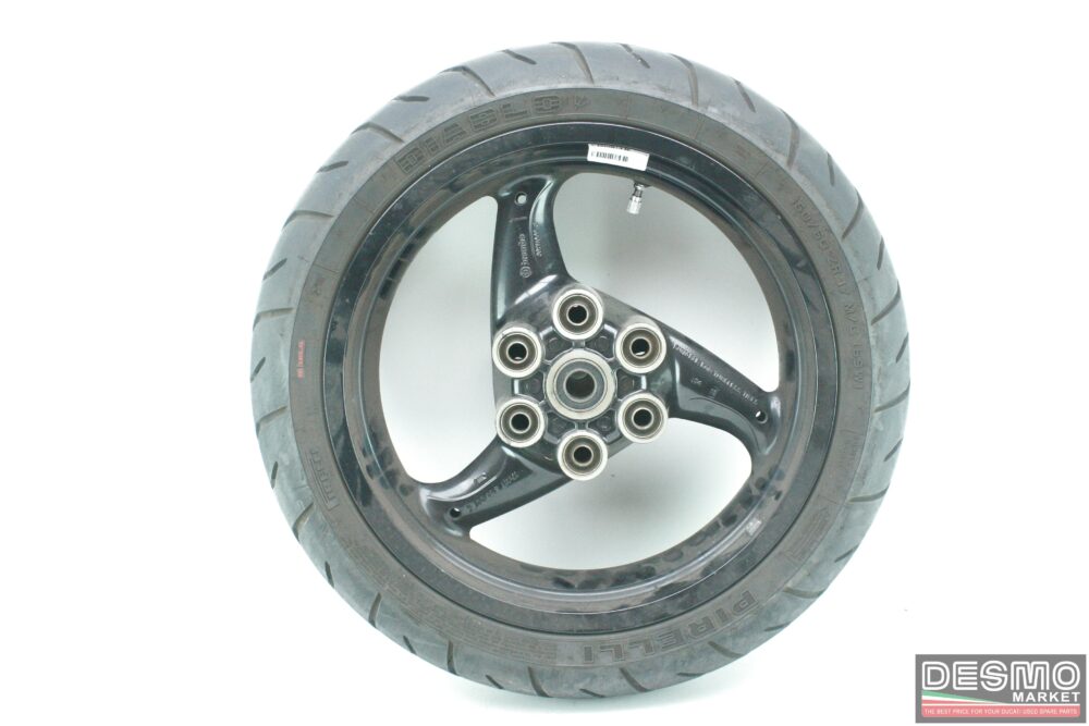 Rear 3-spoke wheel rim black 4,5x17 Ducati Monster - Image 2