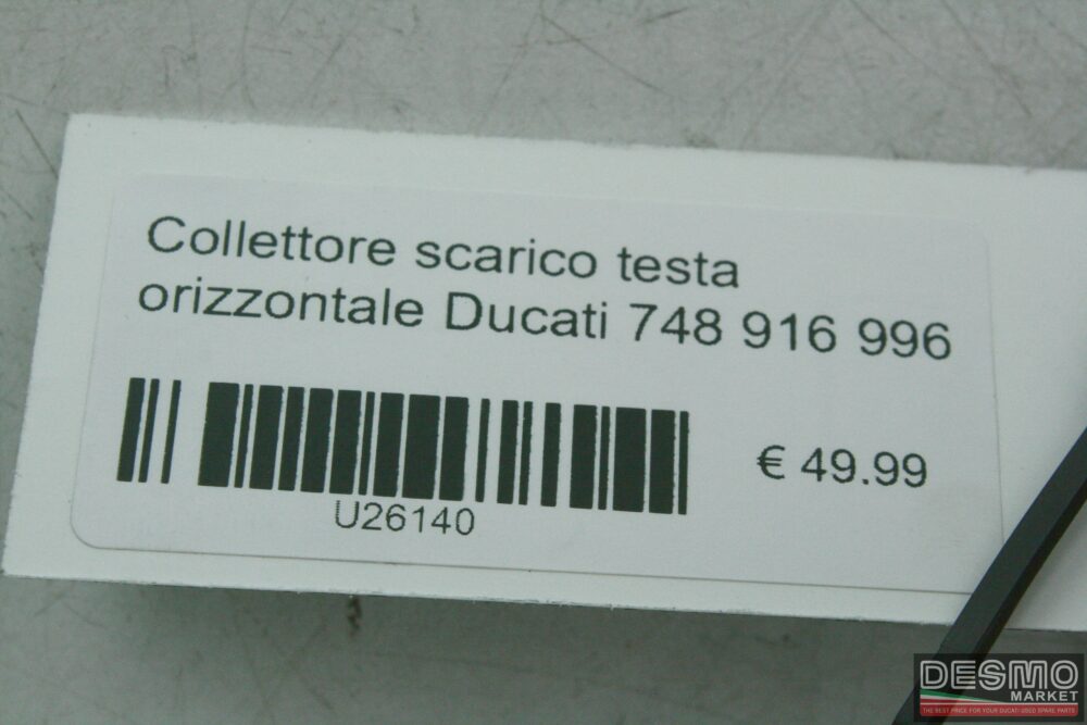 Horizontal head exhaust manifold Ducati 748 916 996 - Image 4