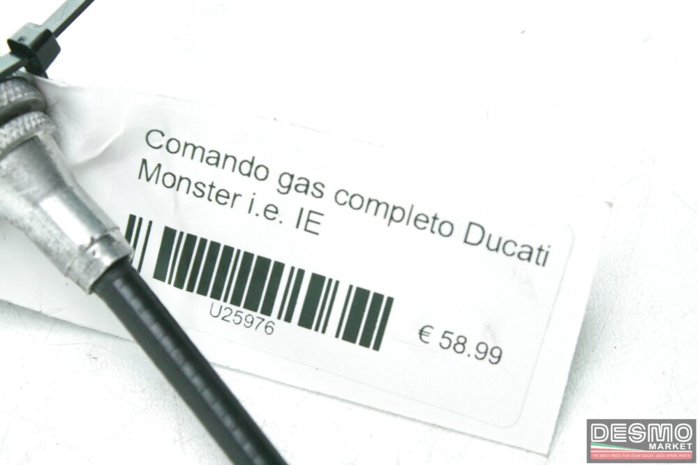 Comando gas completo Ducati Monster i.e. IE
