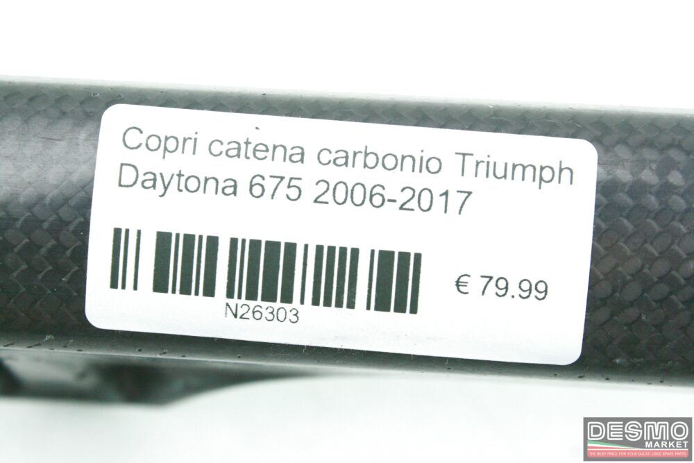 Copri catena carbonio Triumph Daytona 675 2006-2017