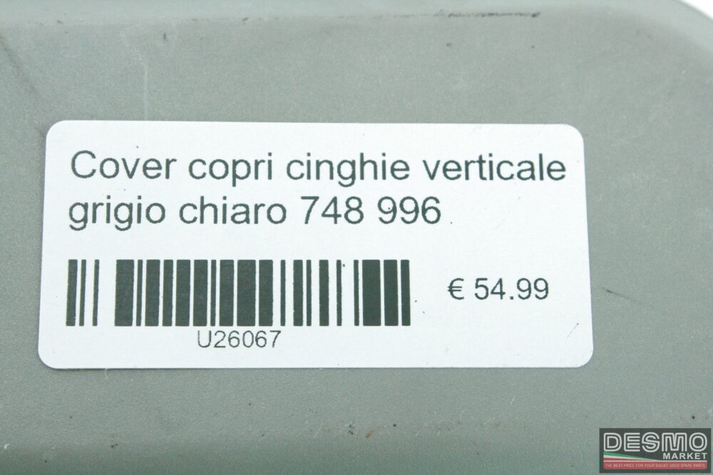 Cover copri cinghie verticale grigio chiaro Ducati 748 996