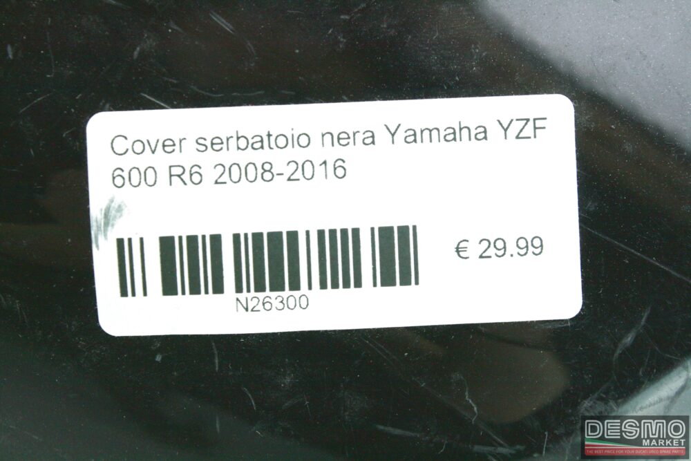 Black tank cover Yamaha YZF 600 R6 2008-2016 - Image 9