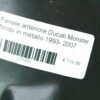 Fanale anteriore fondo in metallo 1993- 2007 Ducati Monster